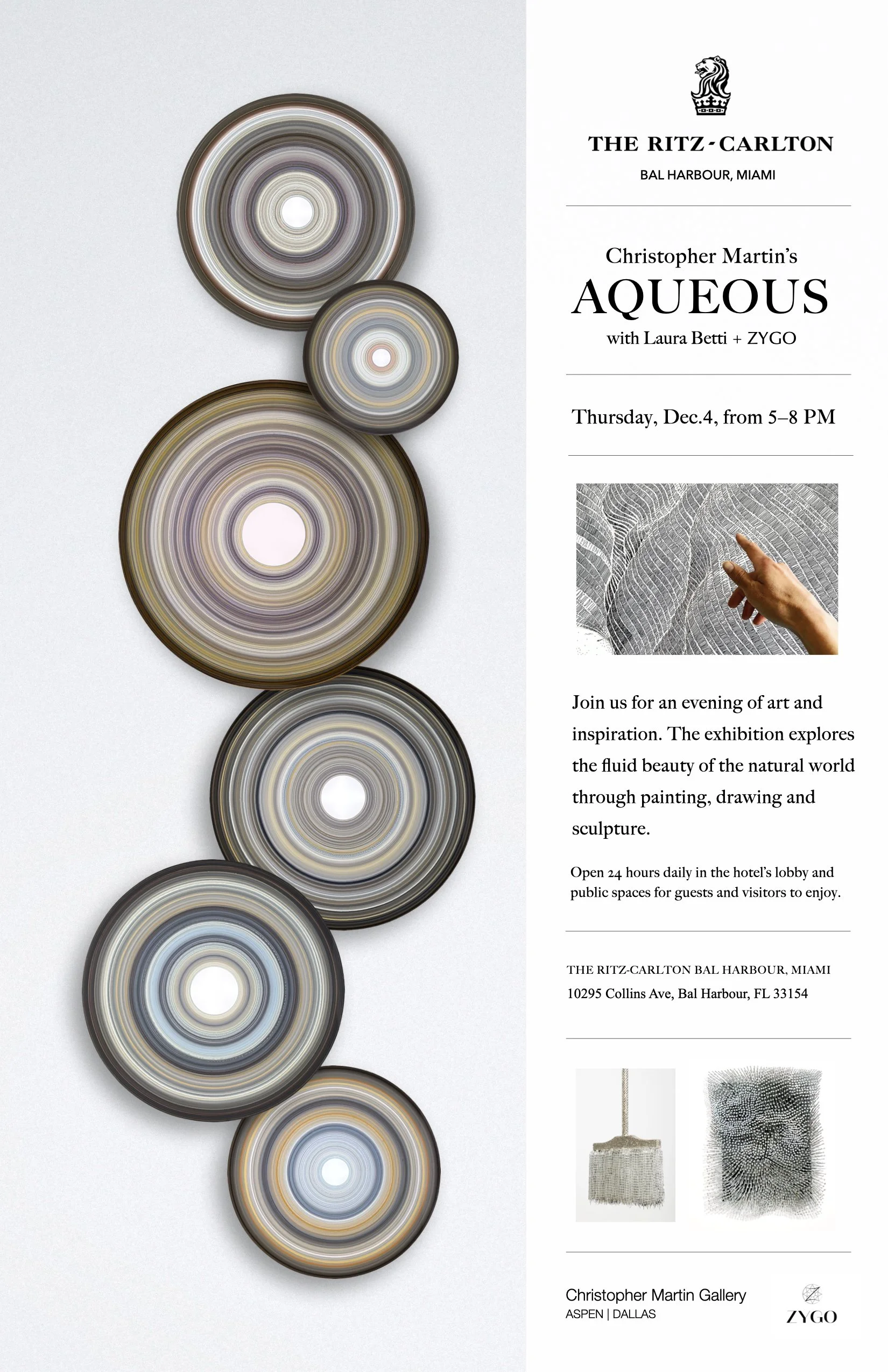 Christopher Martin Gallery—AQUEOUS at the Ritz-Carlton Bal Harbour